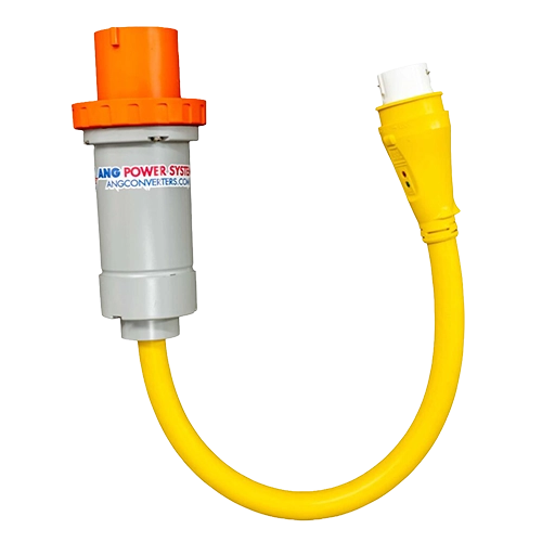 Adattatore a spirale da monofase per banchina USA a monofase per barca USA